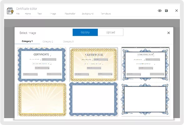 Certificate Editor