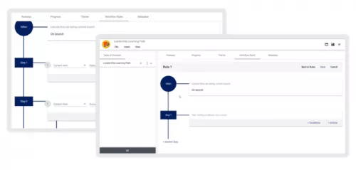 Configure Workflow Rules within Learning Paths