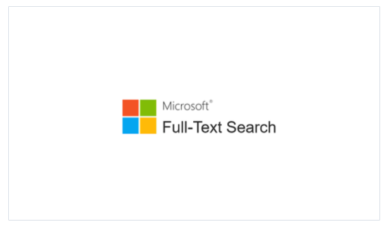 Microsoft Full Text Search